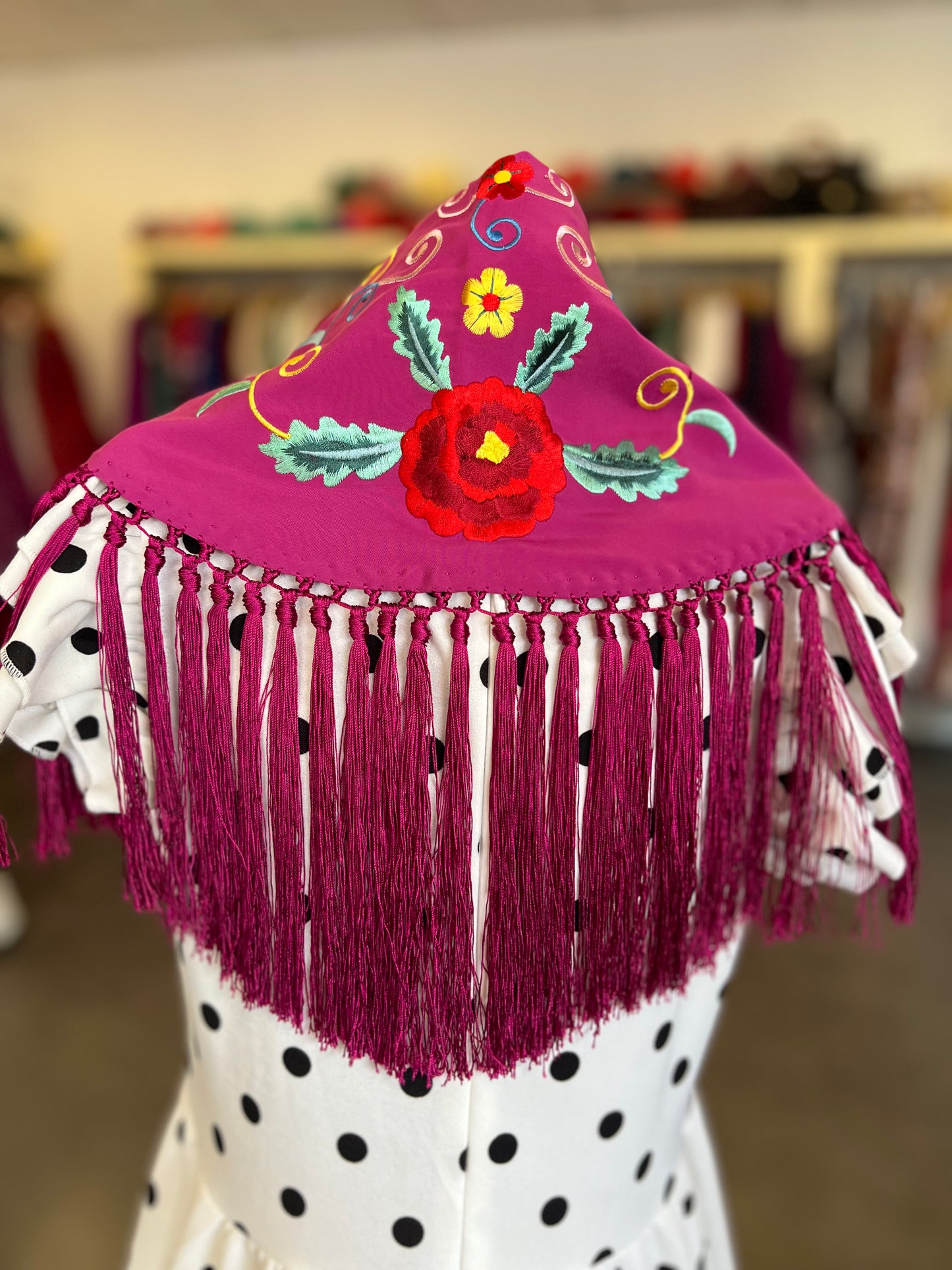 Mantón Juvenil Granada Buganvilla