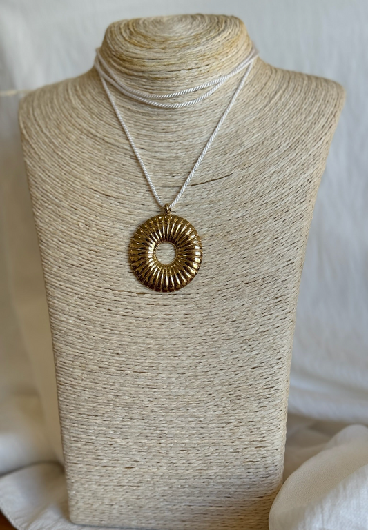 Collar Cuerda Blanco