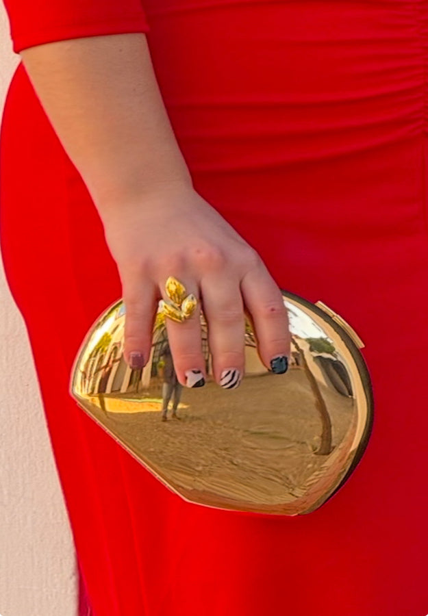 Bolso Laton Dorado