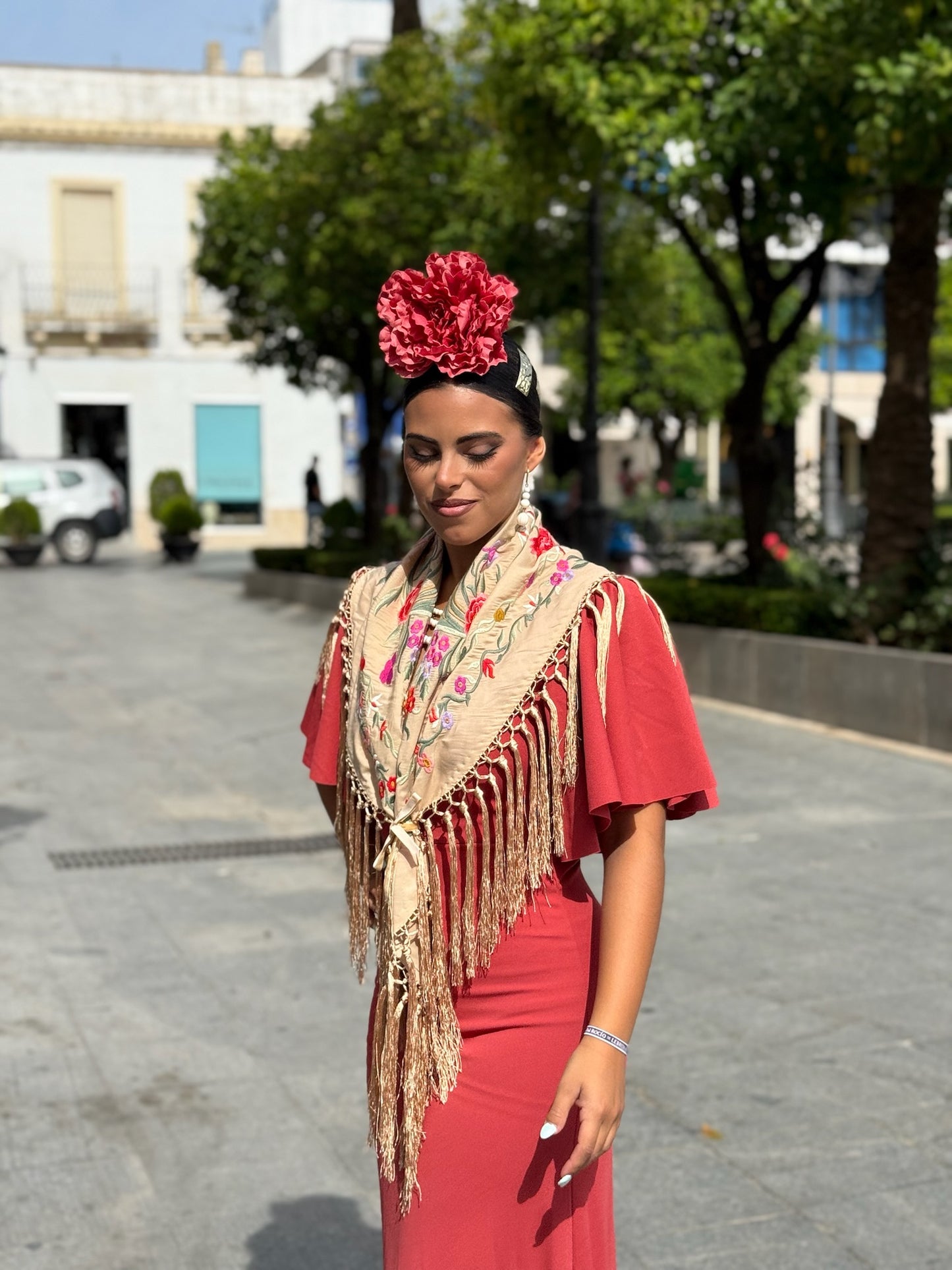 Traje Flamenca Triana Cazuela
