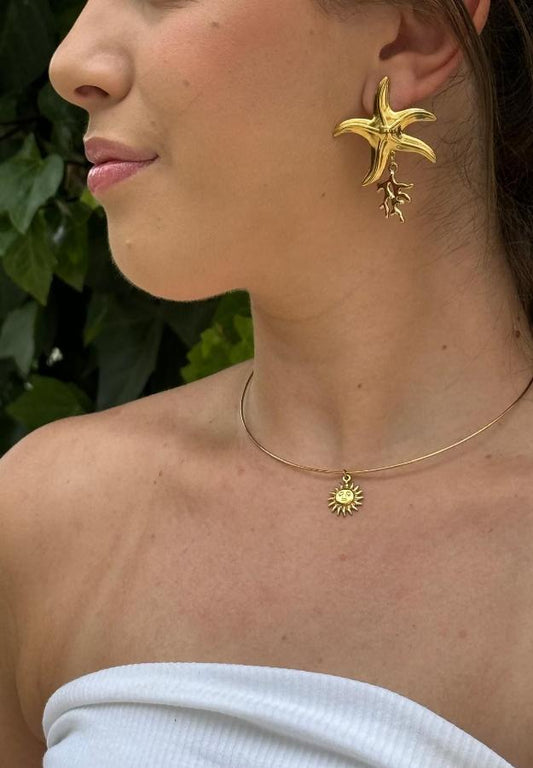 Pendiente  Estrella mar