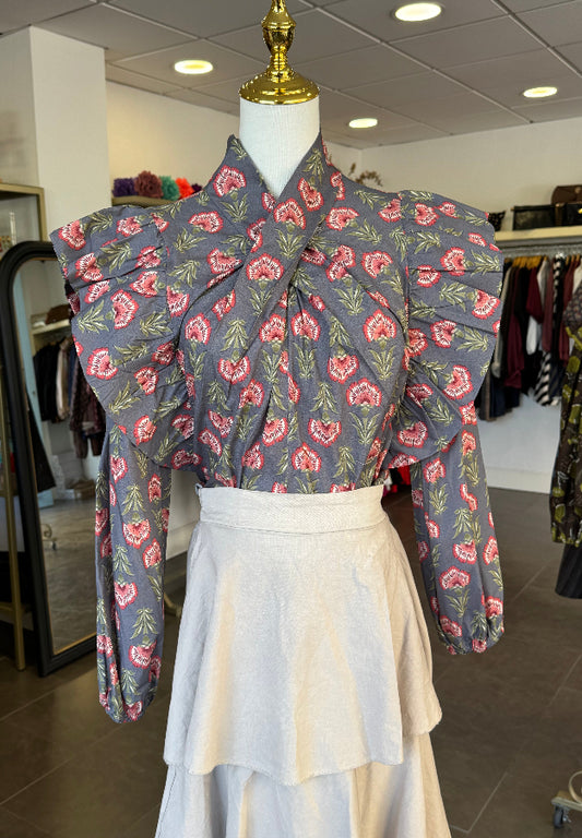 Blusa Carolina Gris