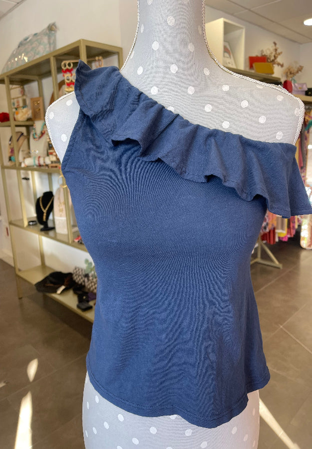 Camiseta aura azul marino