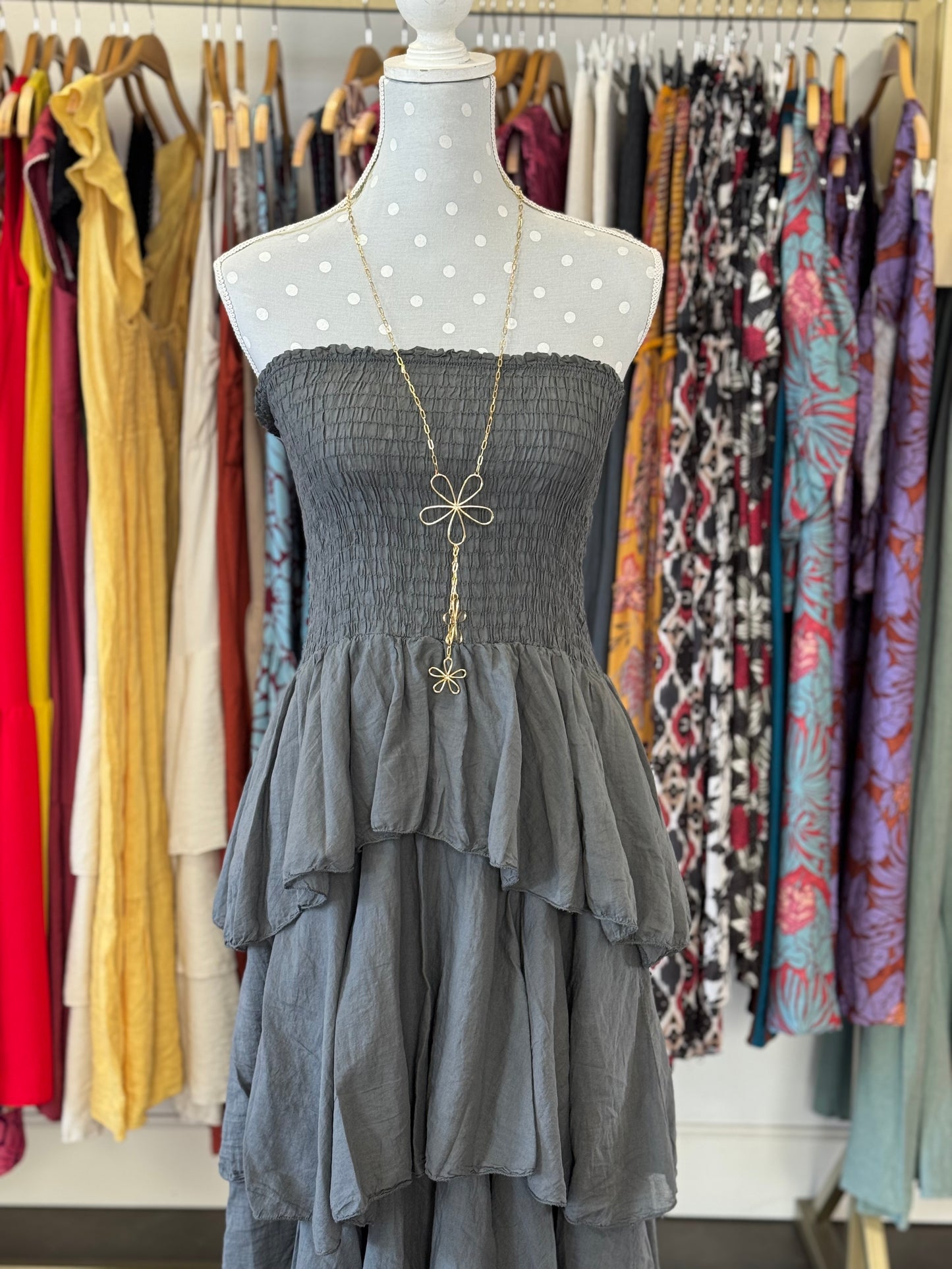 Vestido Leo gris