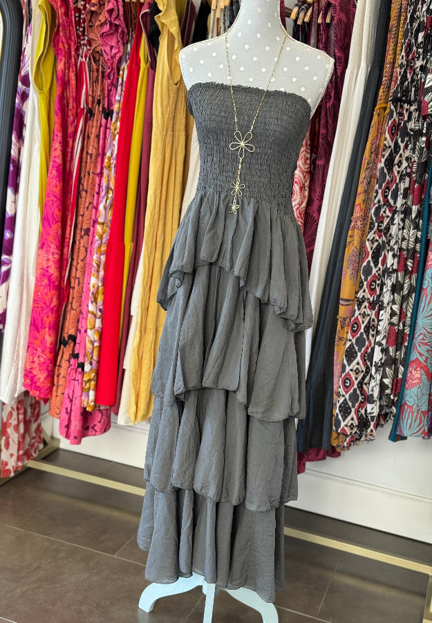 Vestido Leo gris