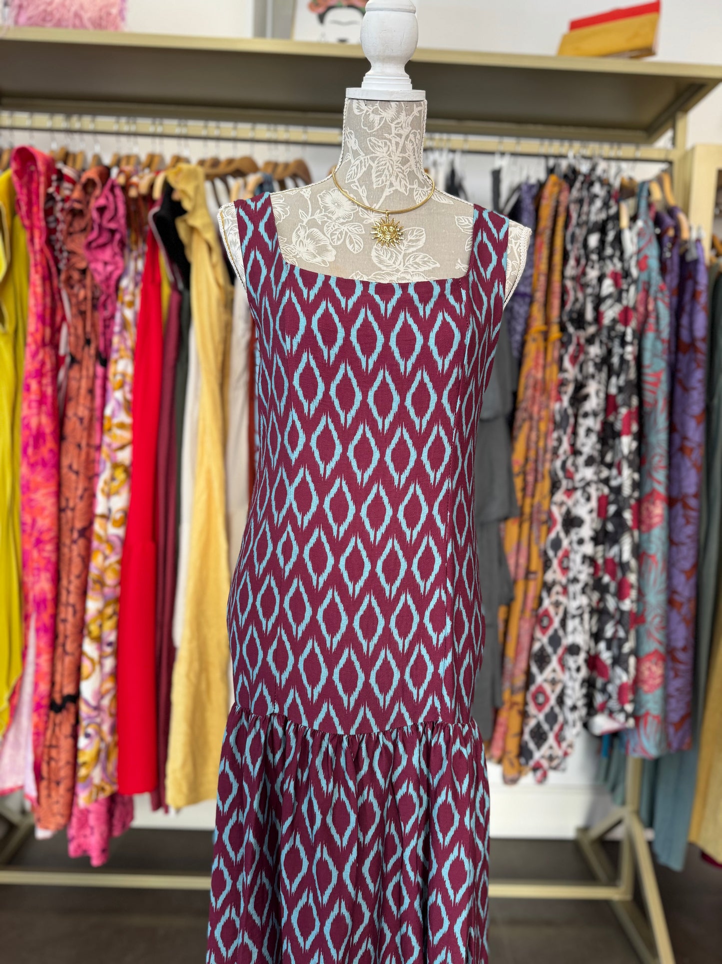 Vestido Lola berenjena