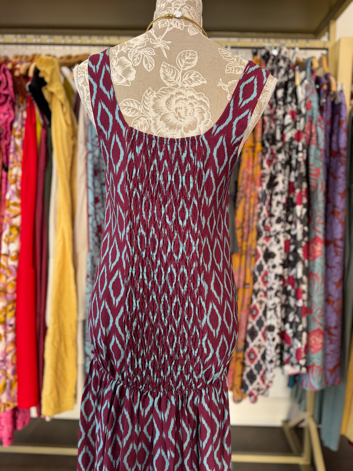 Vestido Lola berenjena