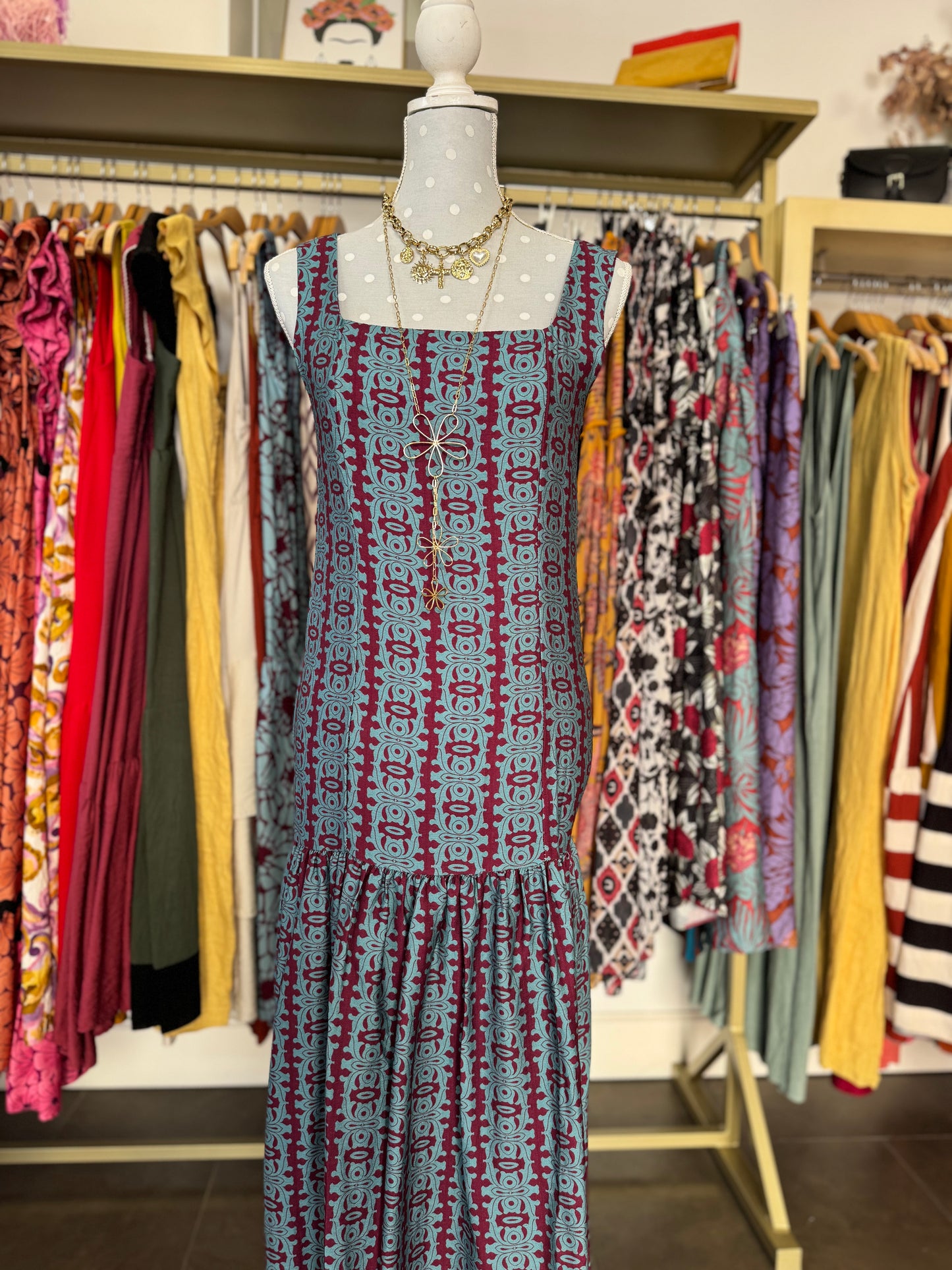 Vestido Lola turquesa