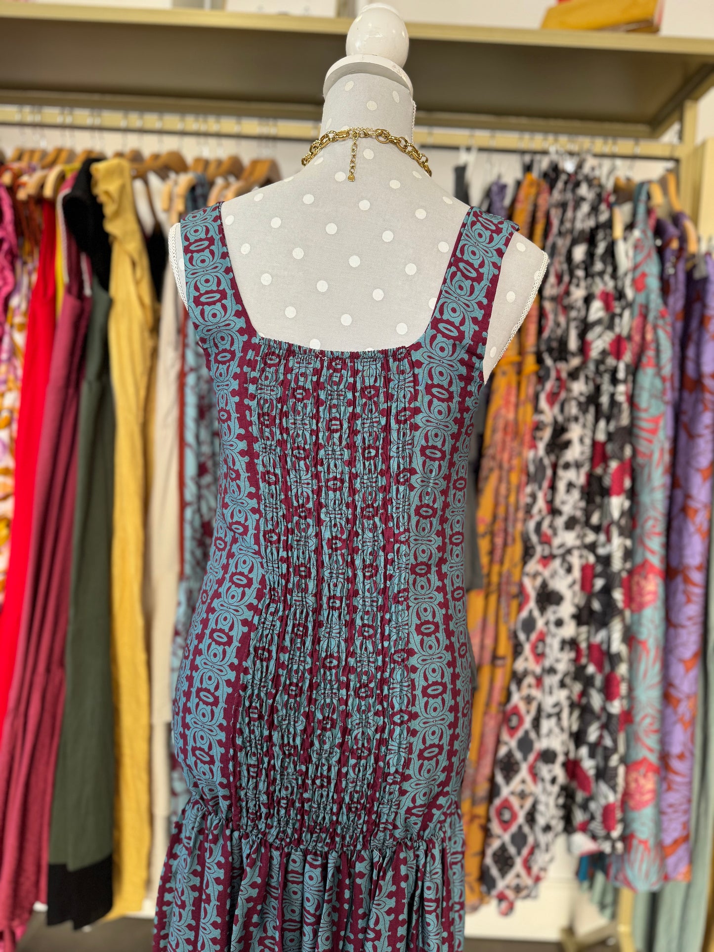 Vestido Lola turquesa