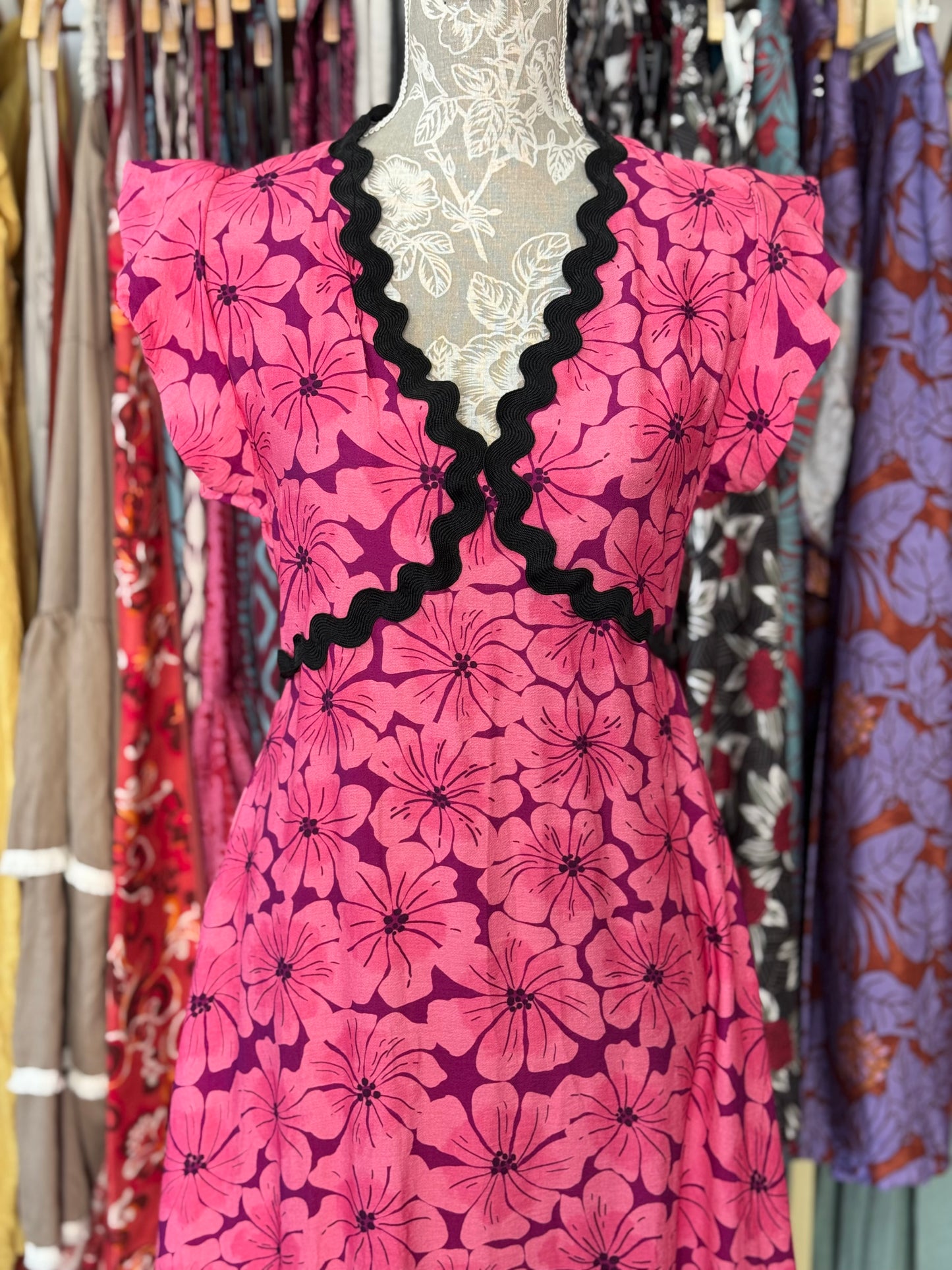 Vestido Flora Rosa