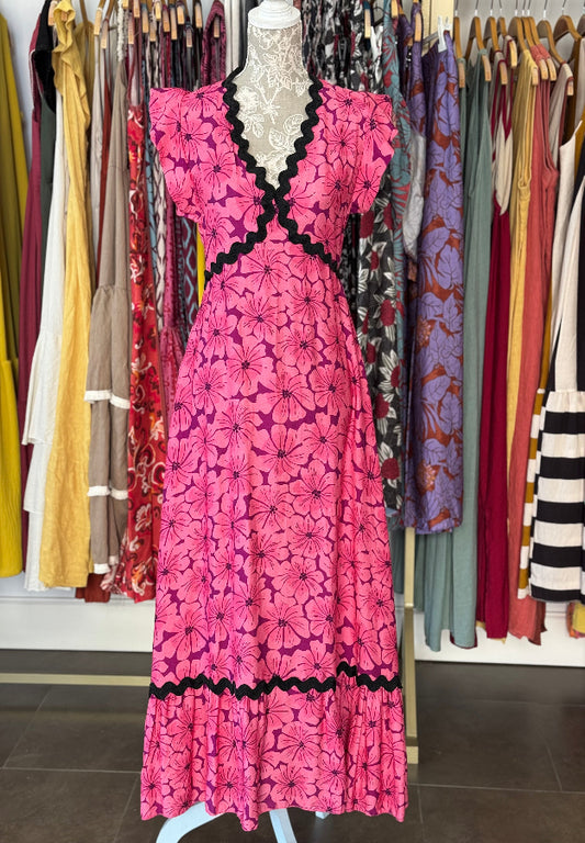 Vestido Flora Rosa