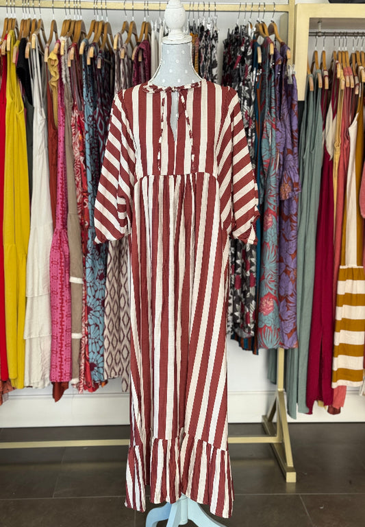 Vestido Lorena marrón