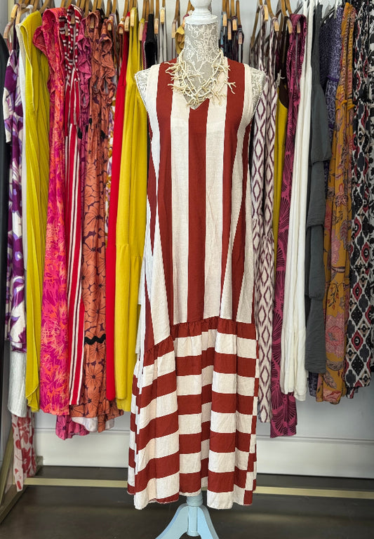 Vestido Marta marrón