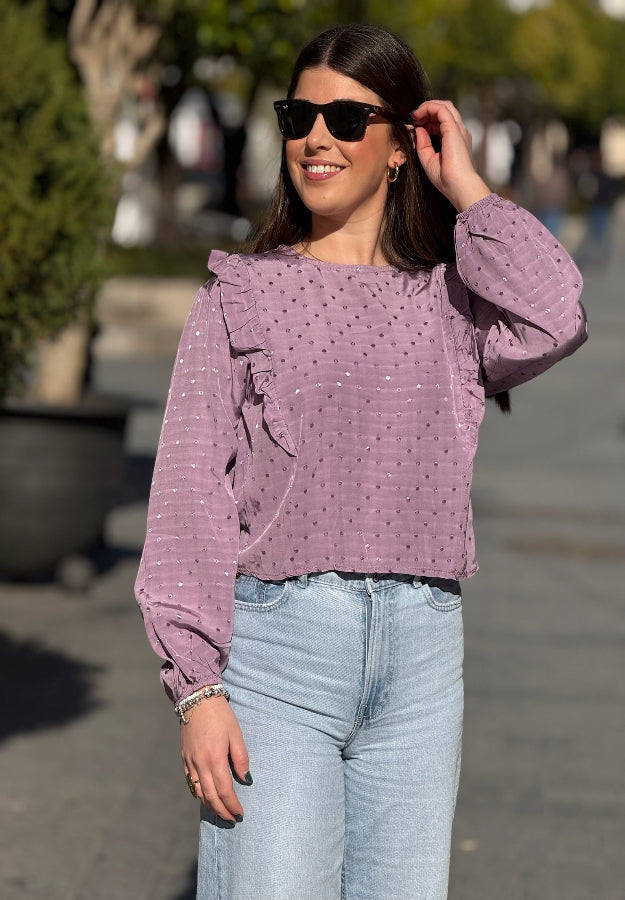 Blusa Sofía morada