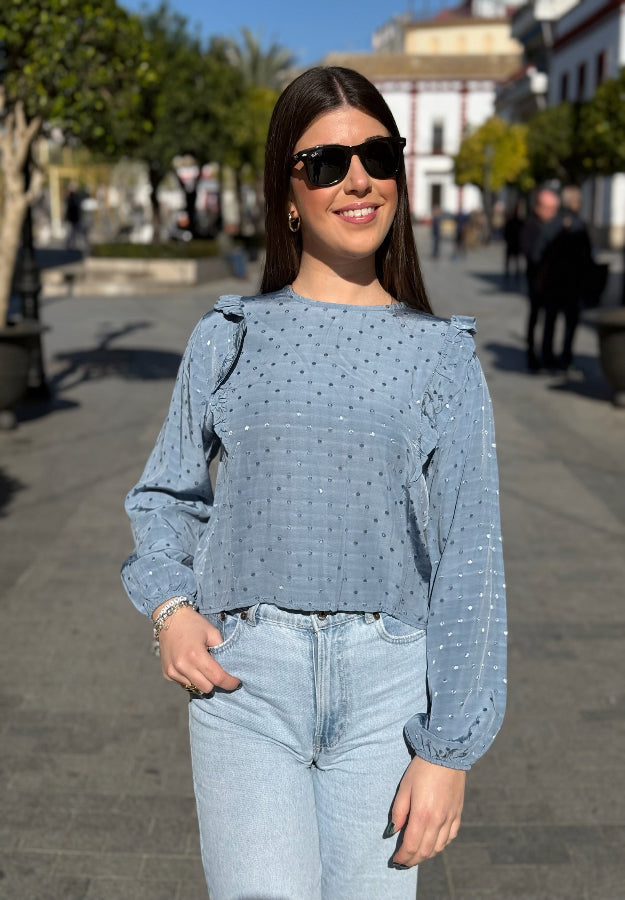 Blusa Sofía azul