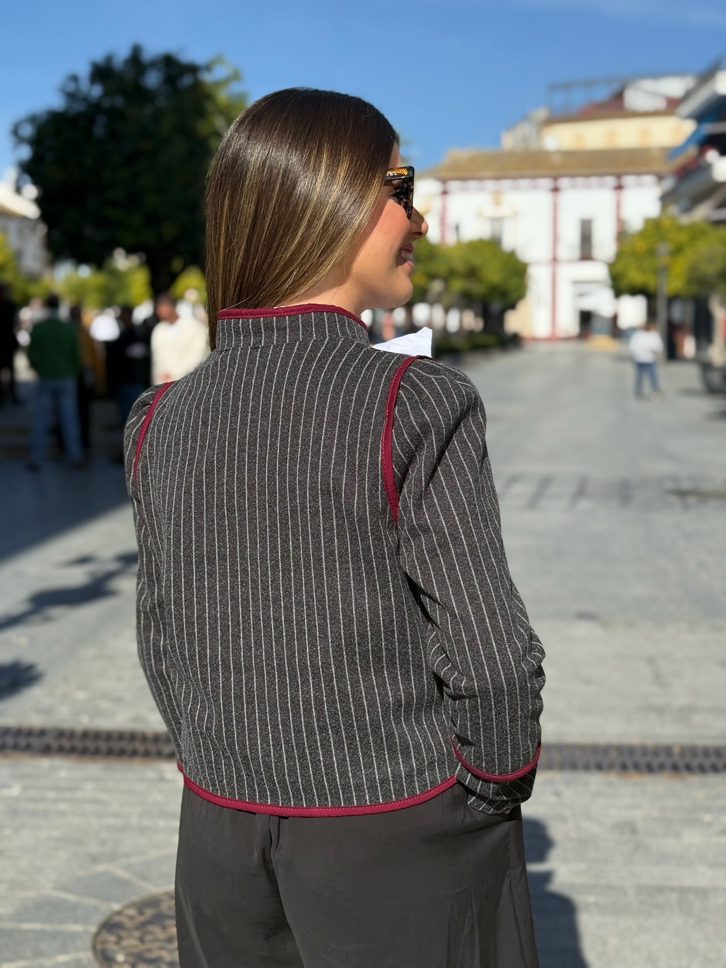 Chaqueta Cristina Gris