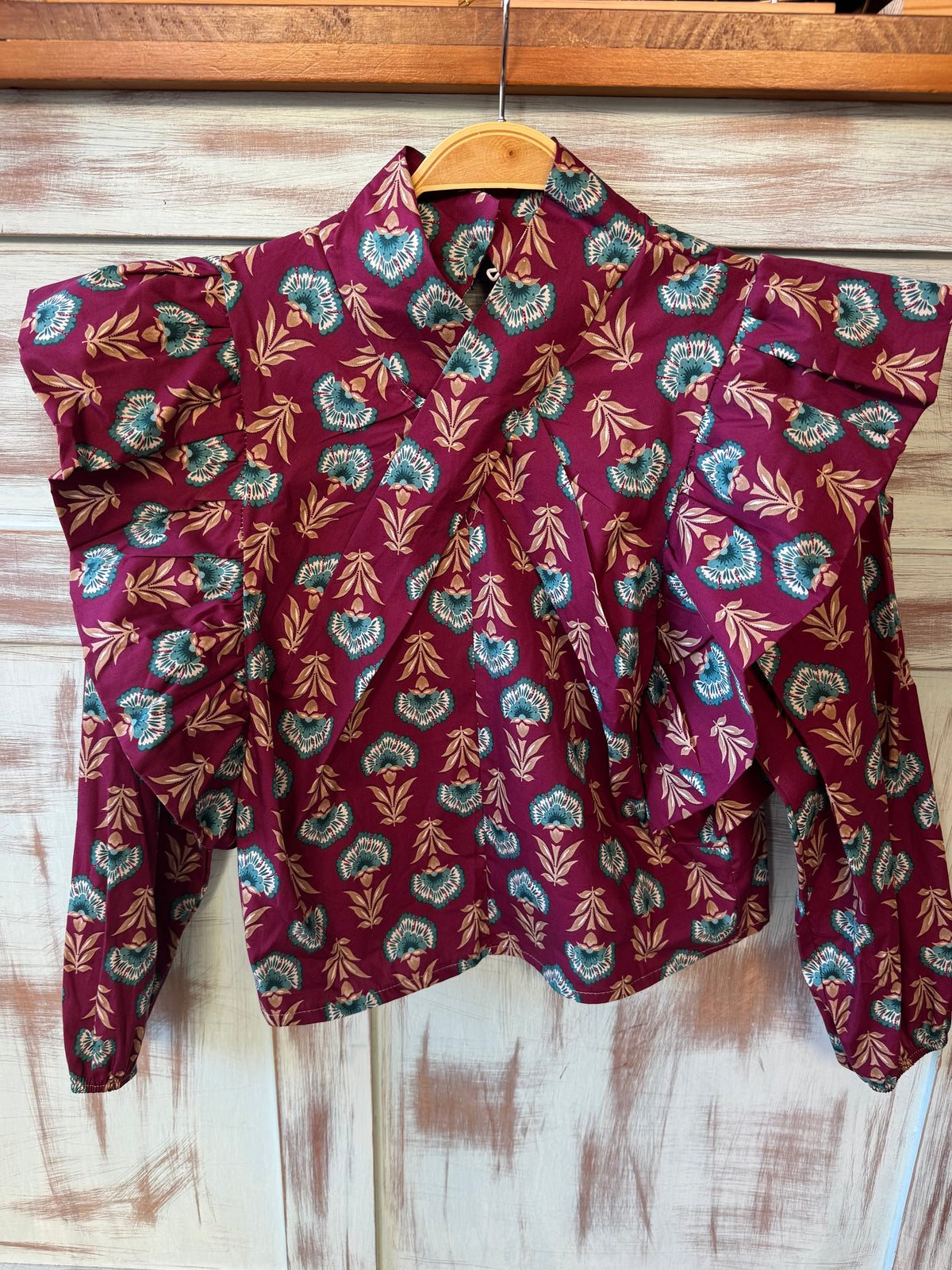 Blusa Lara Burdeos