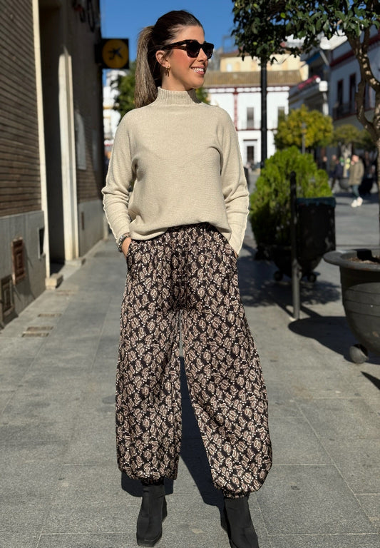Pantalón Bombacho Estampado