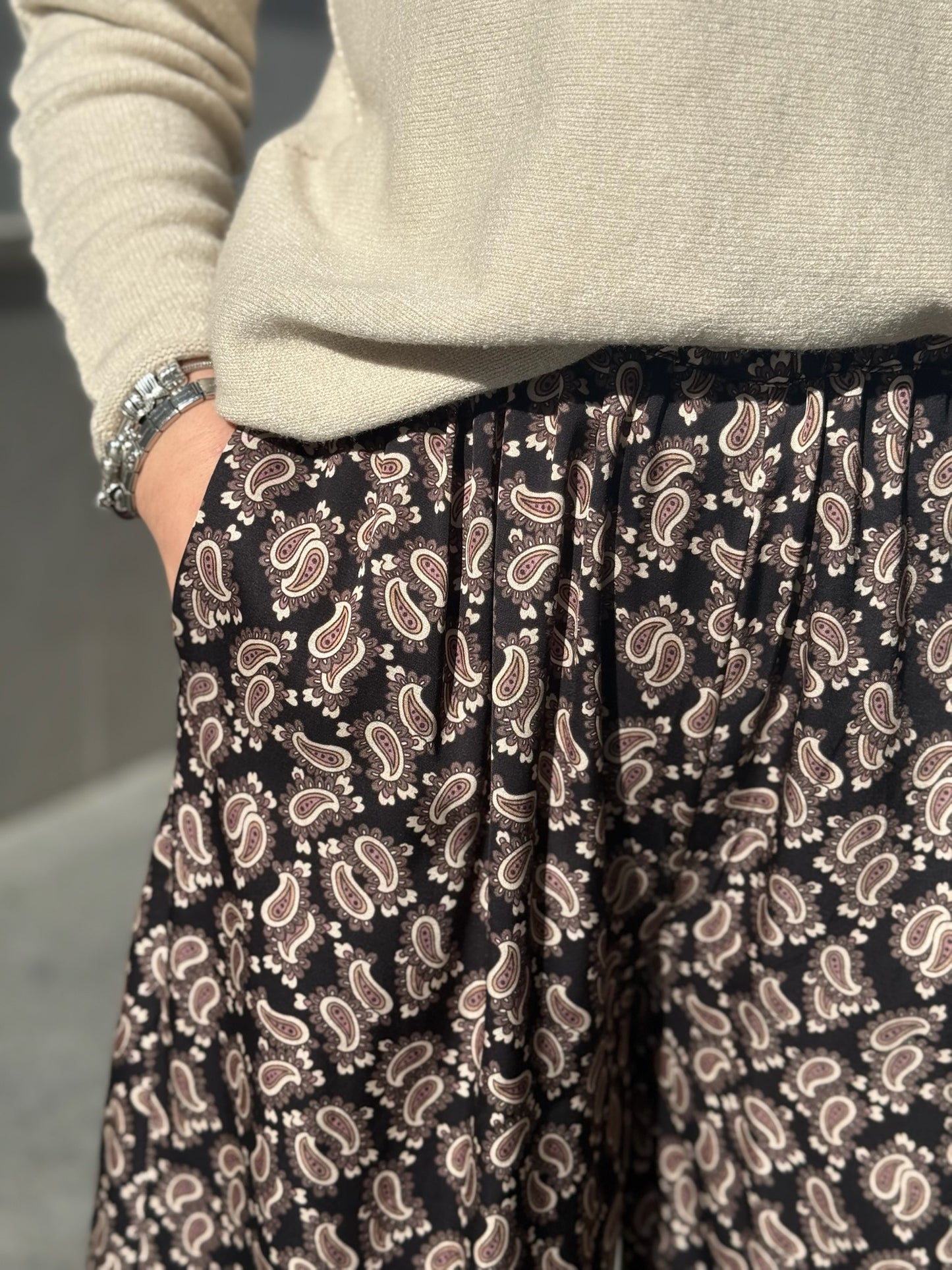 Pantalón Bombacho Estampado