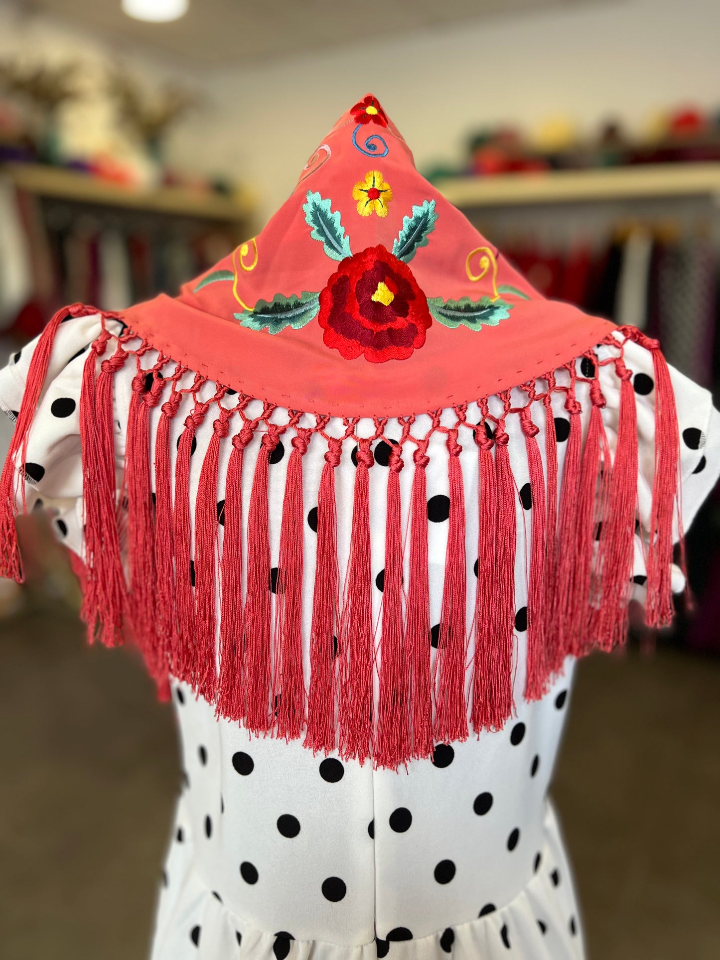 Mantón Juvenil Granada Coral