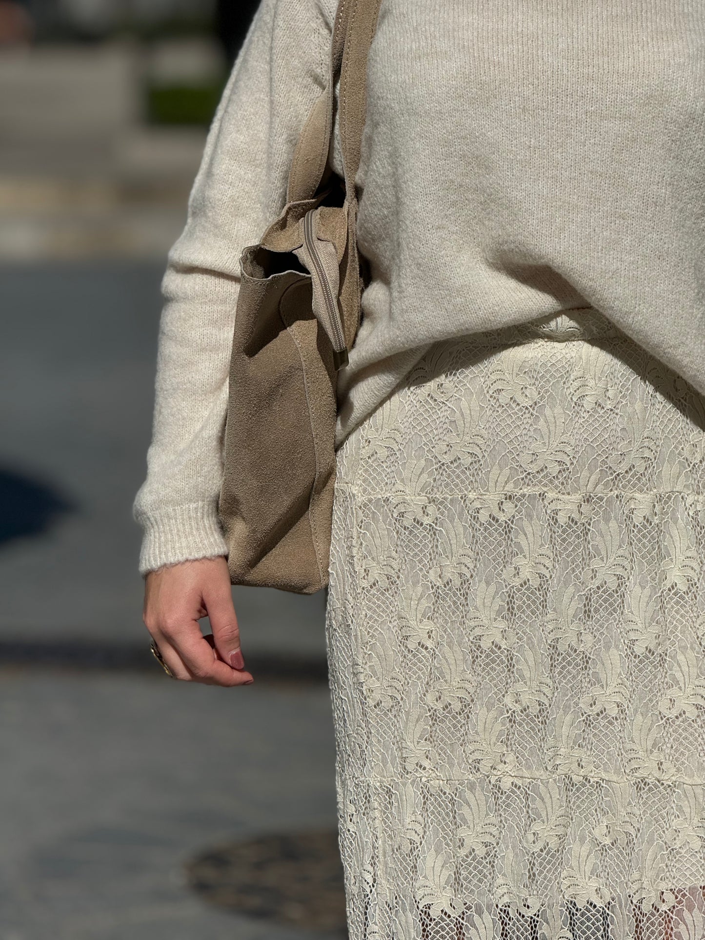 Falda Lara beige