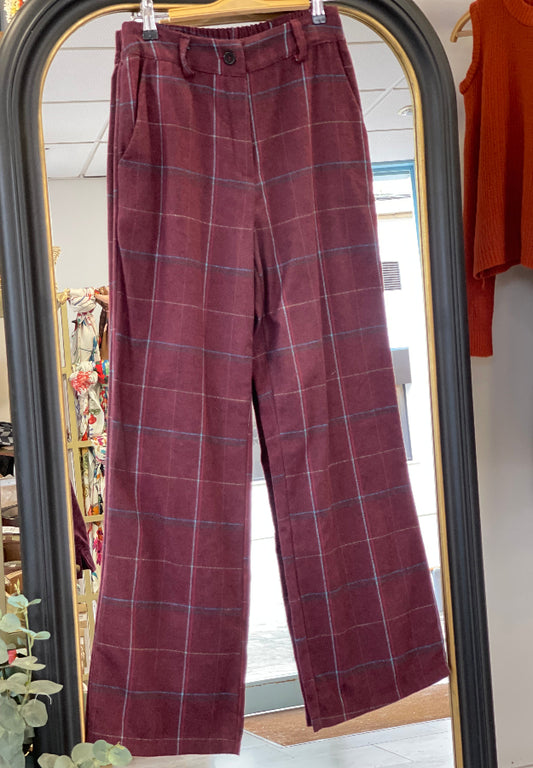 Pantalón Lorena berenjena