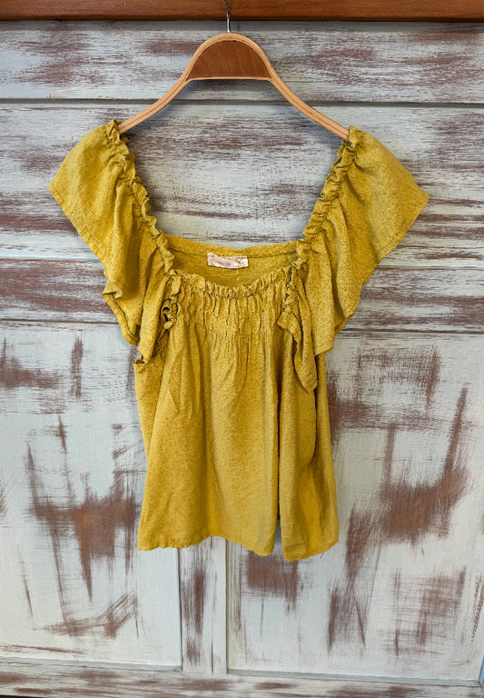 Blusa Clau amarillo