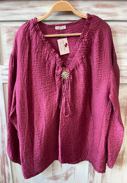 Blusa Rosada