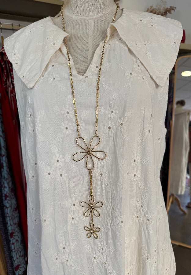 collar cadena margarita