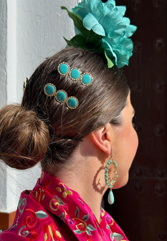 Peinecillo Rocío verde agua