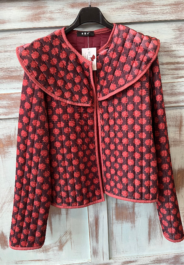 Chaqueta Olivia Naranja y Marrón
