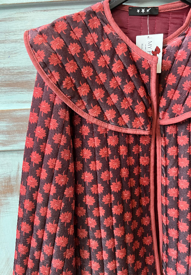 Chaqueta Olivia Naranja y Marrón