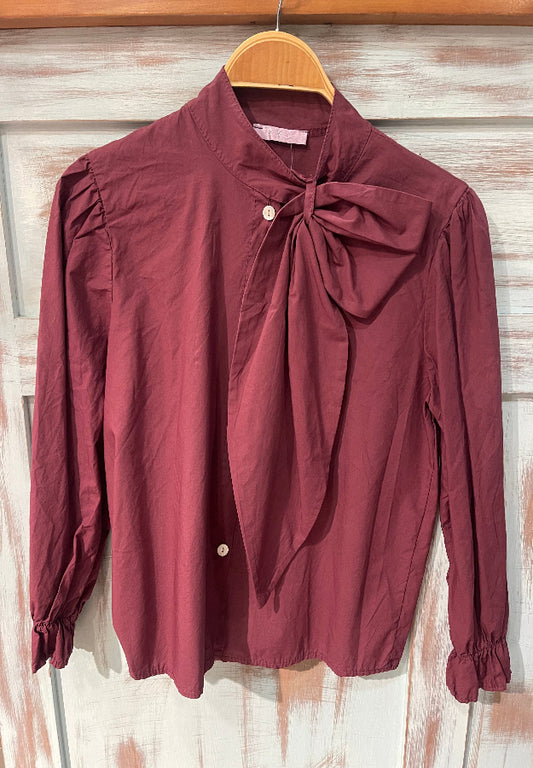 Camisa Luna Burdeos