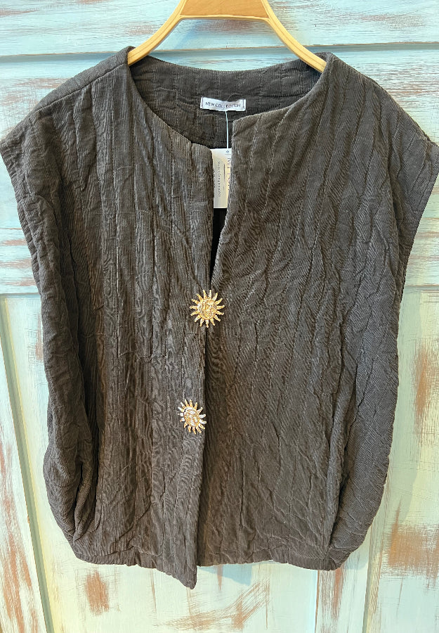 Chaleco Marrón Chocolate