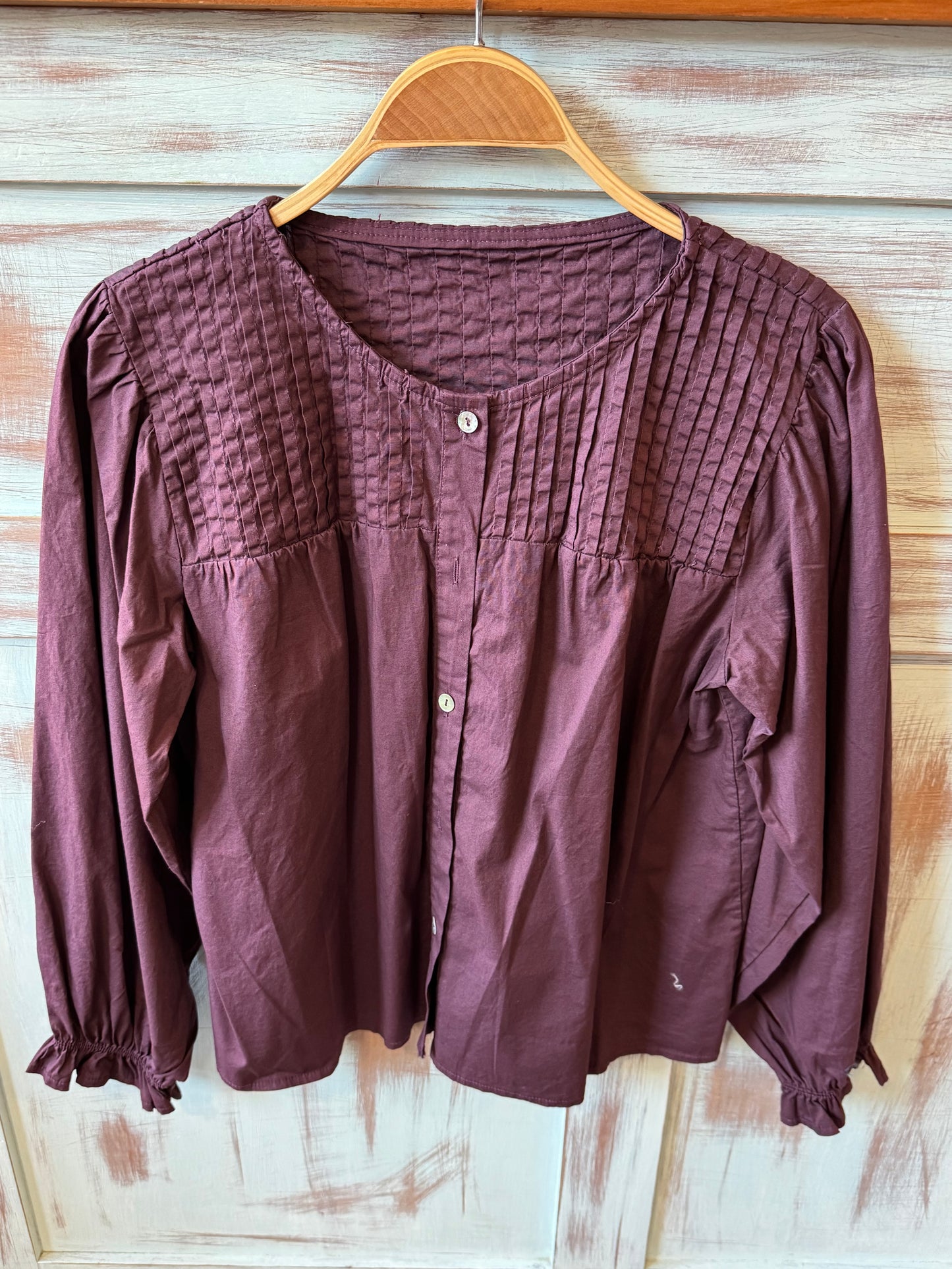 Camisa Cristina Burdeos
