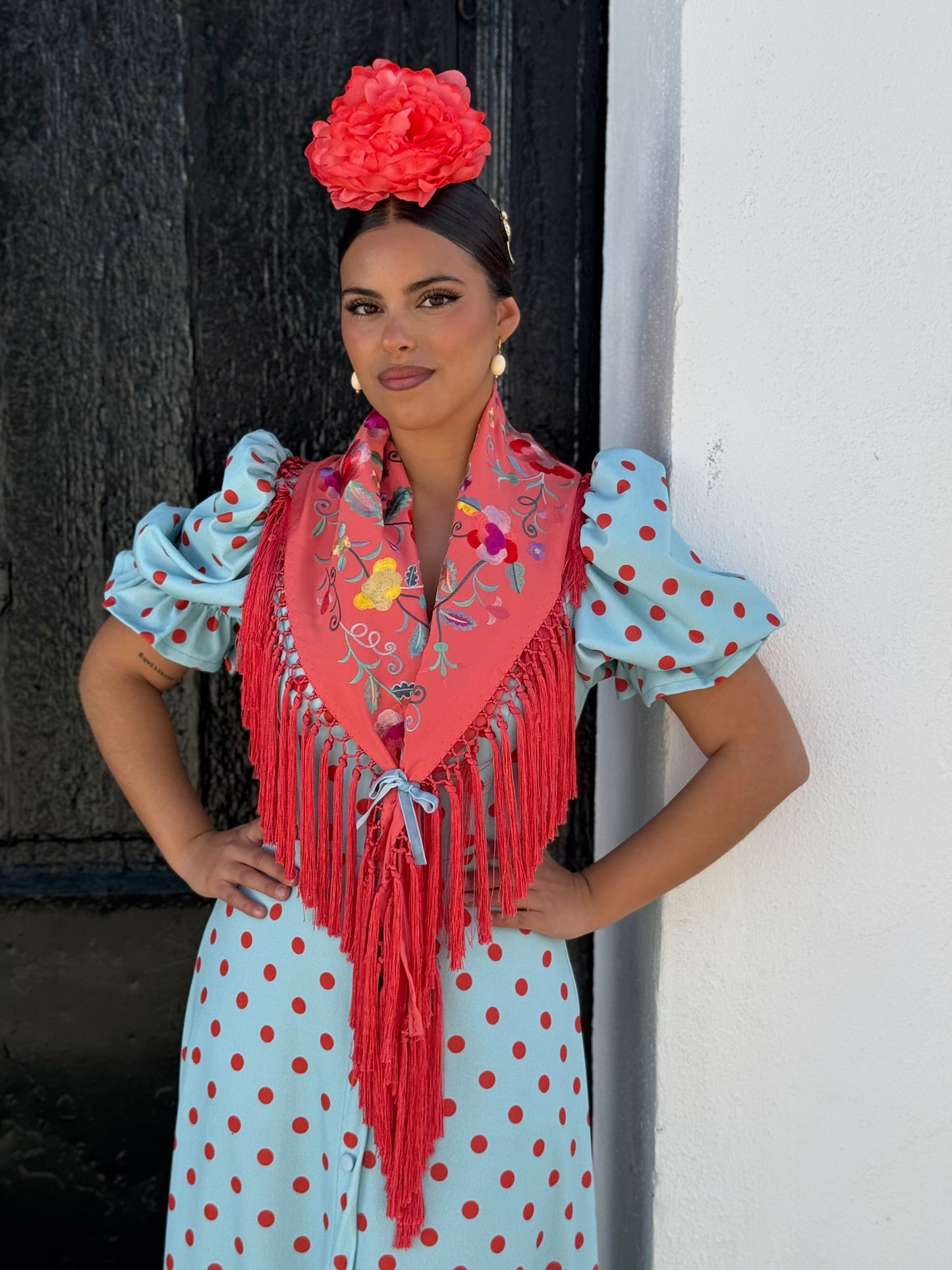 Bata Córdoba celeste y naranja