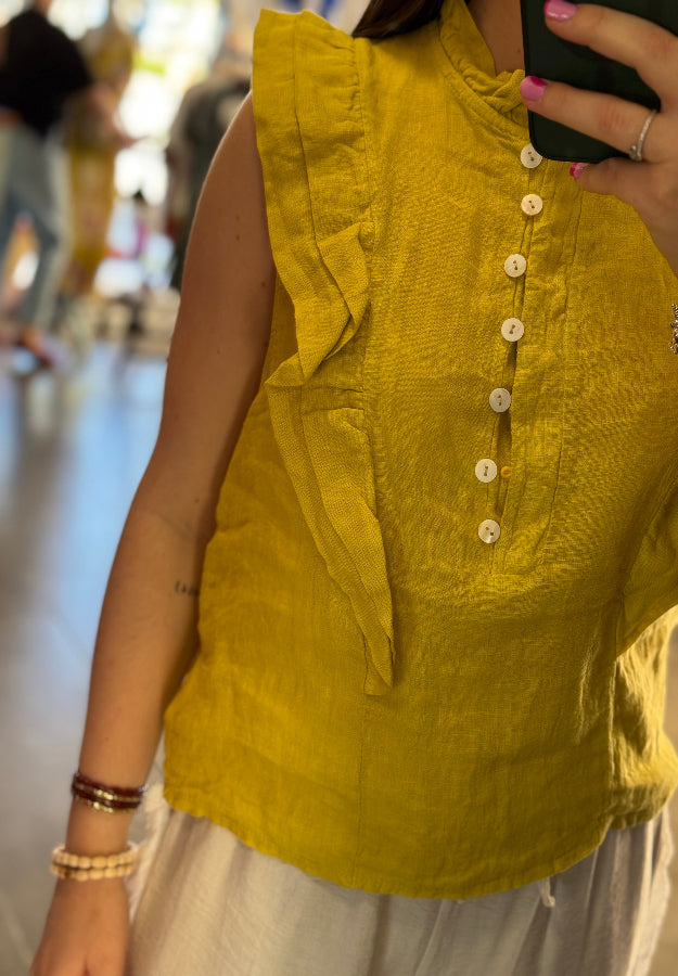 Blusa Amelia amarilla