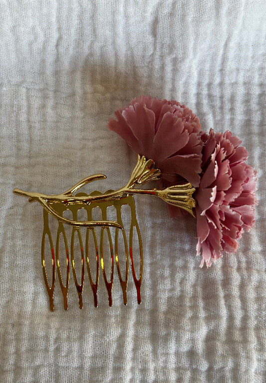 Peinecillo clavel rosa bebé