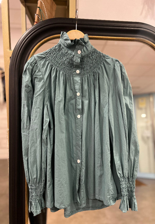 Camisa Angela Verde Agua