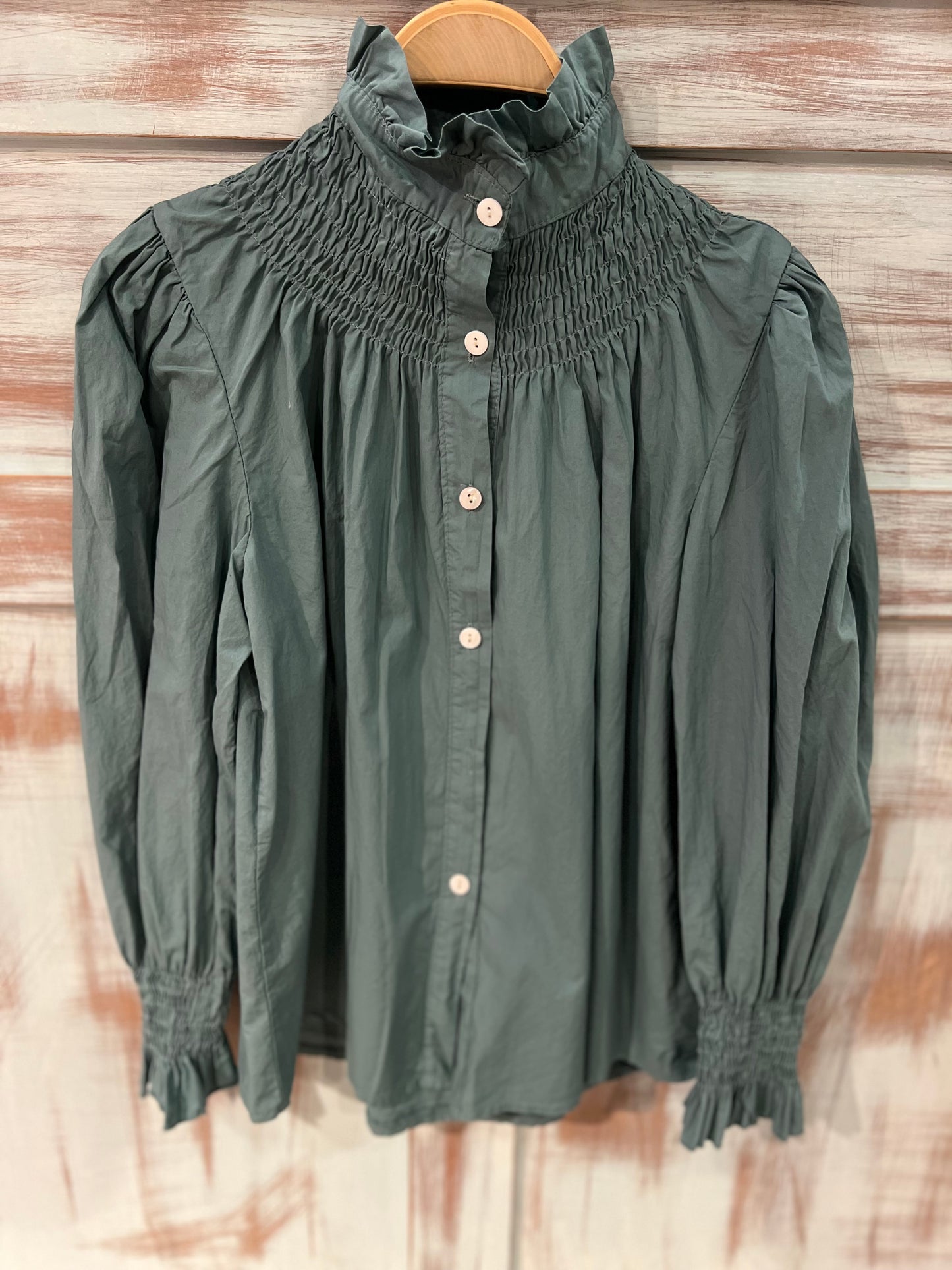 Camisa Angela Verde Agua