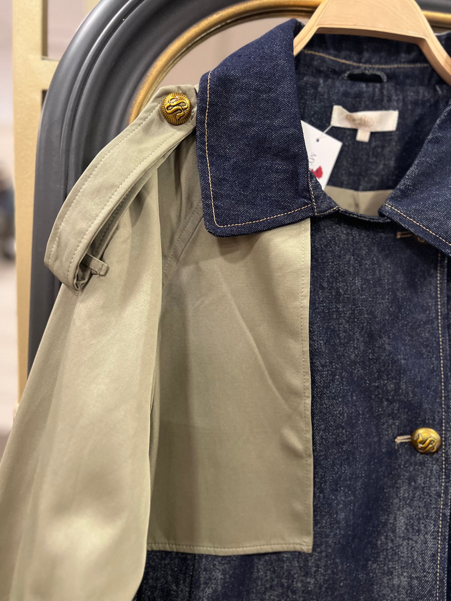 Chaqueta Trench Corta