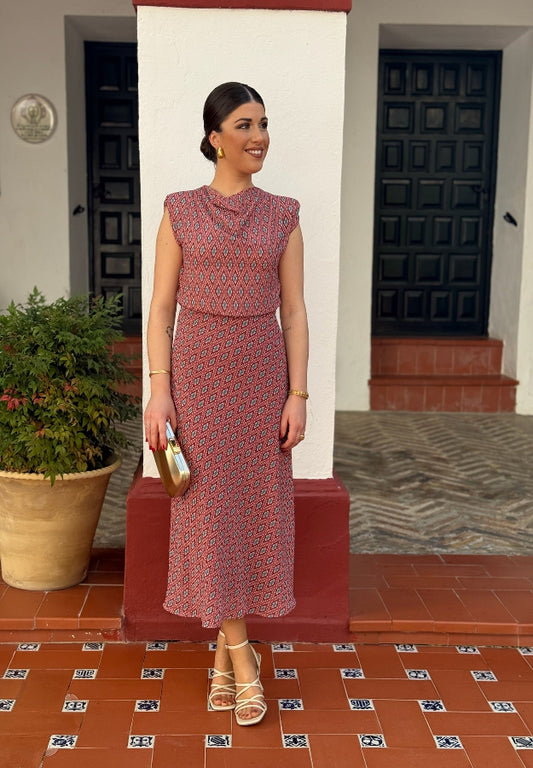 Vestido Emilia fondo maquillaje