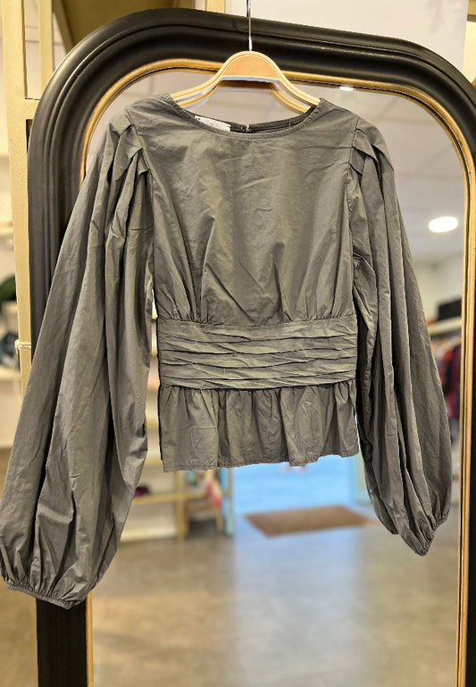 Blusa Tablas Gris