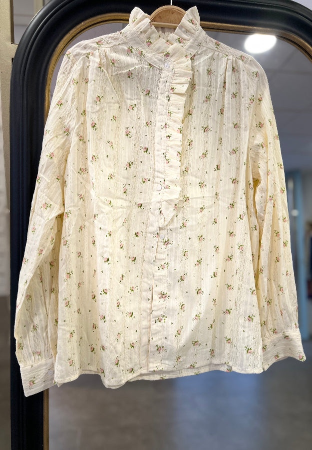 Blusa Beige Estampada