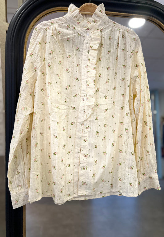 Blusa Beige Estampada