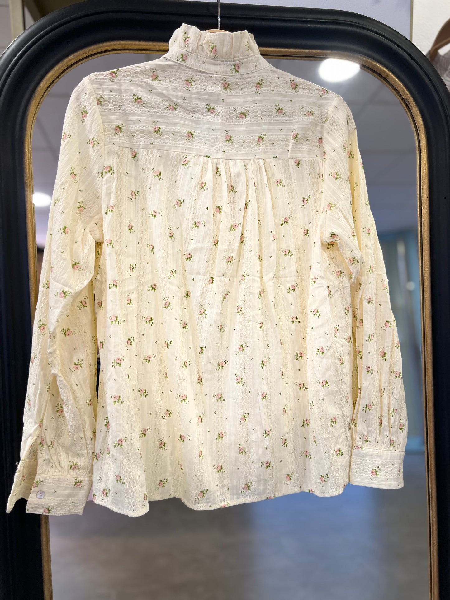 Blusa Beige Estampada