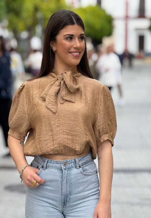 Blusa Nerea camel