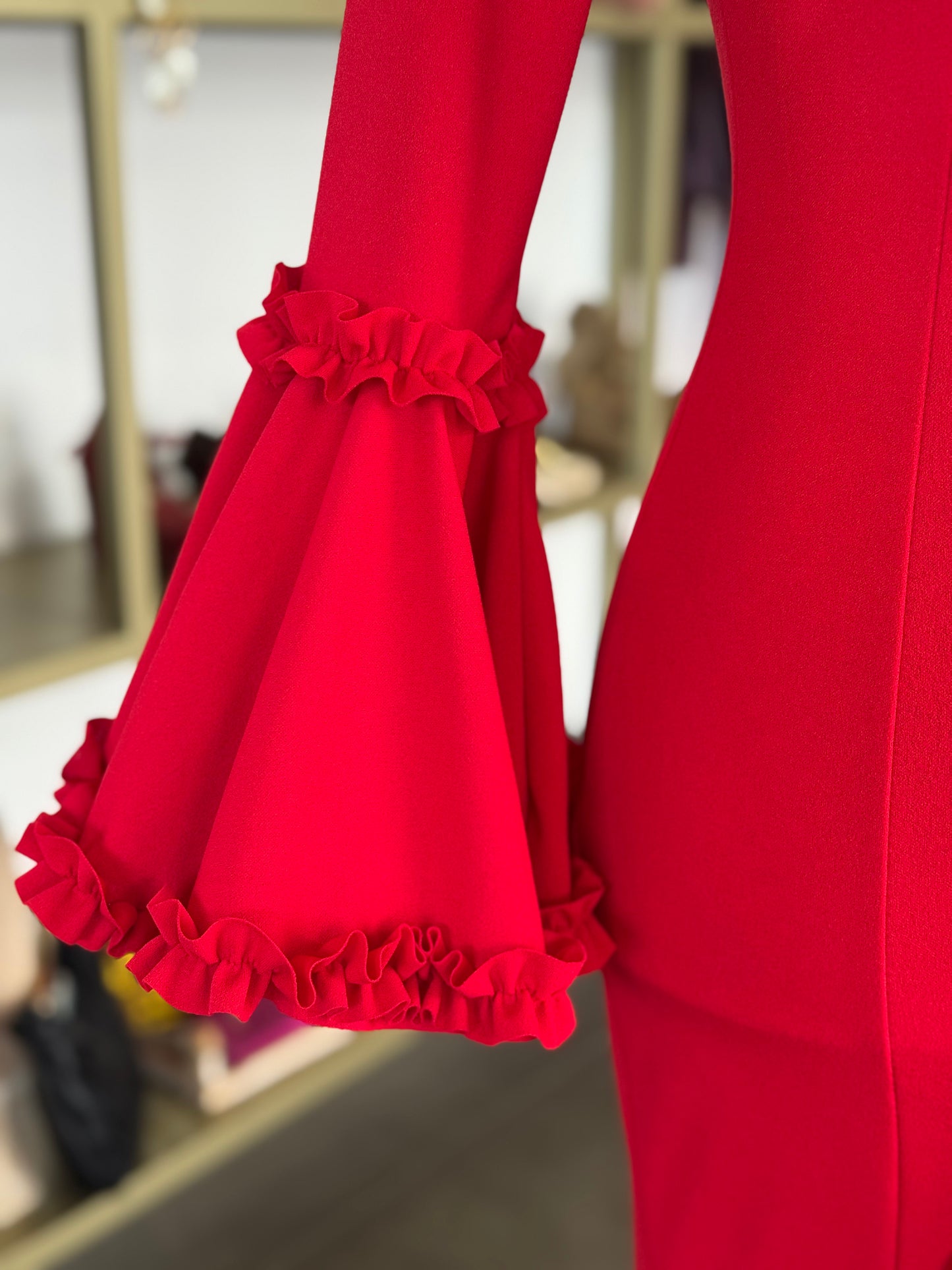 Traje flamenca Giralda rojo