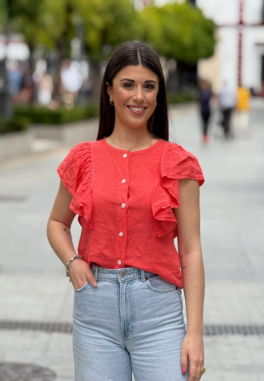 Blusa Elvira naranja