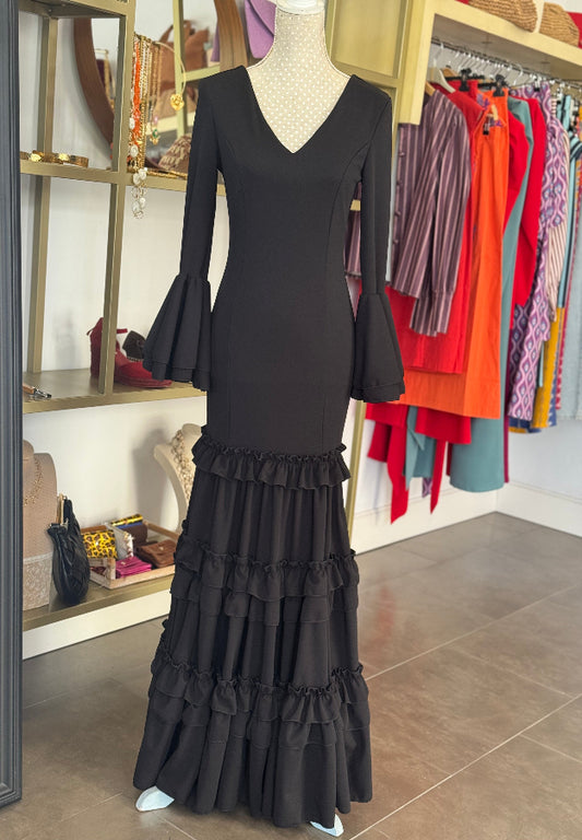 Traje Flamenca Irene negro
